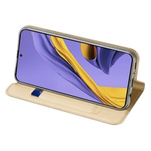 Θήκη Samsung Galaxy A51 4G Βιβλίο Χρυσό Dux Ducis Skin Pro Book Case Gold (6934913068267)