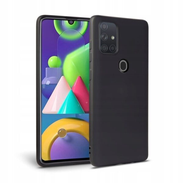 Θήκη Samsung Galaxy A21s Σιλικόνης Μαύρη Matt TPU Silicone Case Black