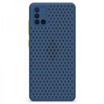 Θήκη Samsung Galaxy A71 Σιλικόνης Μπλε Breath Colored Buttons TPU Case Navy