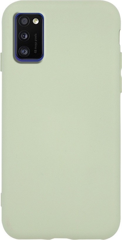 Θήκη Samsung Galaxy A41 Σιλικόνης Πράσινη Slim Fit Liquid Silicone Case Green