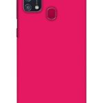 Θήκη Samsung Galaxy M31 Σιλικόνης Ροζ Slim Fit Liquid Silicone Case Pink
