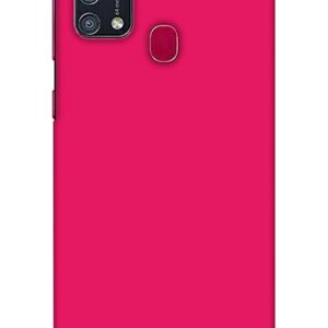 Θήκη Samsung Galaxy M31 Σιλικόνης Ροζ Slim Fit Liquid Silicone Case Pink