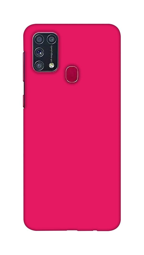 Θήκη Samsung Galaxy M31 Σιλικόνης Ροζ Slim Fit Liquid Silicone Case Pink