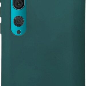 Θήκη Xiaomi Mi Note 10 / 10 Pro Σιλικόνης Σκούρο Πράσινη Slim Fit Liquid Silicone Case Forest Green
