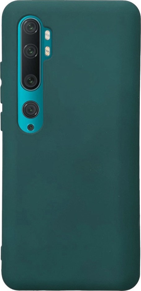 Θήκη Xiaomi Mi Note 10 / 10 Pro Σιλικόνης Σκούρο Πράσινη Slim Fit Liquid Silicone Case Forest Green