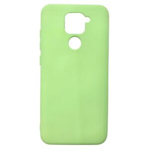Θήκη Xiaomi Redmi Note 9 Σιλικόνης Πράσινη Slim Fit Liquid Silicone Case Green