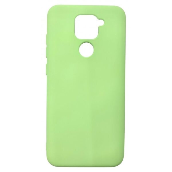 Θήκη Xiaomi Redmi Note 9 Σιλικόνης Πράσινη Slim Fit Liquid Silicone Case Green