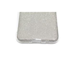 Θήκη Huawei P40 Lite Σιλικόνης Ασημί Shining Silicone Case Silver
