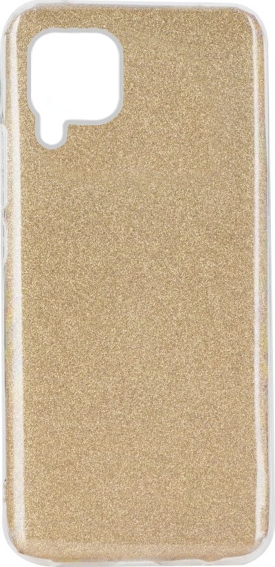 Θήκη Huawei P40 Lite Σιλικόνης Χρυσή Shining Silicone Case Gold