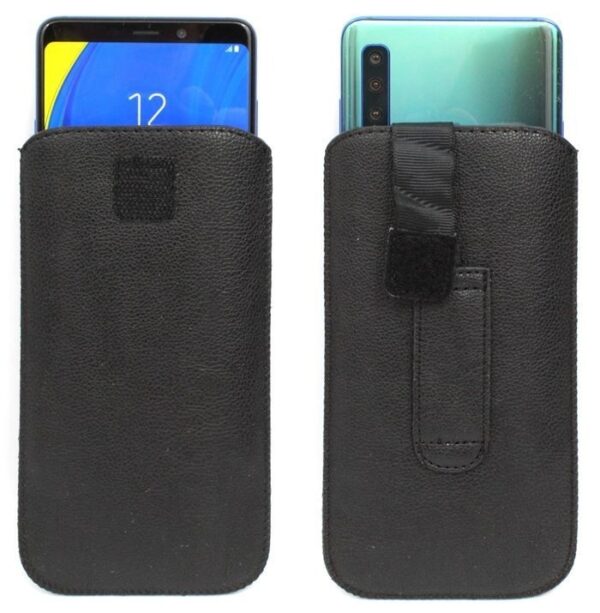 Universal Θήκη Πουγκί Μαύρη για Κινητά έως 5.5'' Case Slim Up Mono 5XL Black