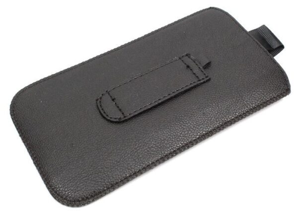 Universal Θήκη Πουγκί Μαύρη για Κινητά έως 5.5'' Case Slim Up Mono 5XL Black
