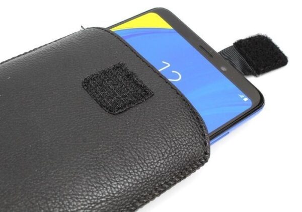 Universal Θήκη Πουγκί Μαύρη για Κινητά έως 5.5'' Case Slim Up Mono 4XL Black