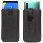 Universal Θήκη Πουγκί Μαύρη για Κινητά έως 5.5'' Case Slim Up Mono 4XL Black