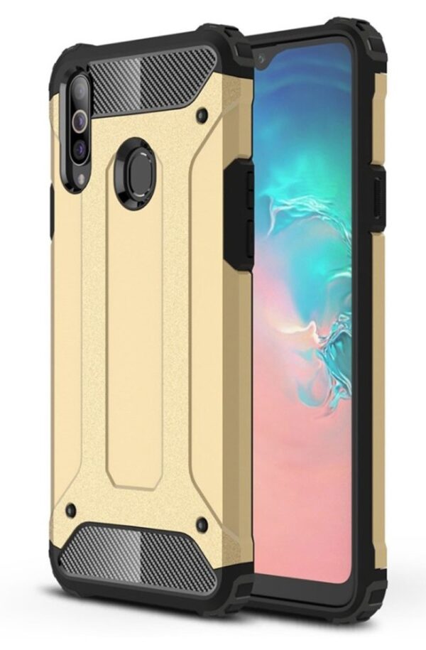 Forcell Samsung Galaxy A20s Tough Armor Θήκη Σκληρή - Gold