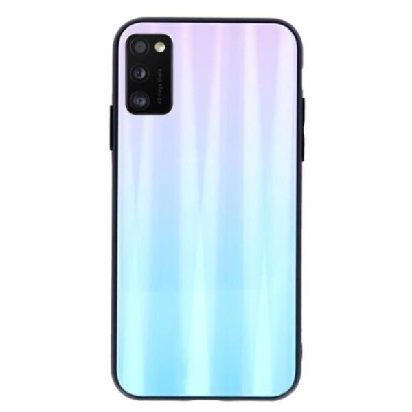 Forcell Samsung Galaxy A41 Aurora Glass Θήκη Σκληρή - Blue Pink