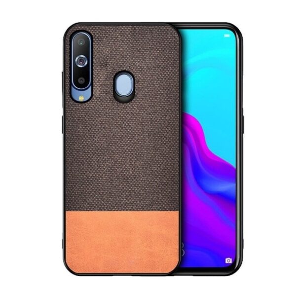 Forcell Samsung Galaxy A50 / A30s Shockproof Splicing Θήκη Σιλικόνης - Brown
