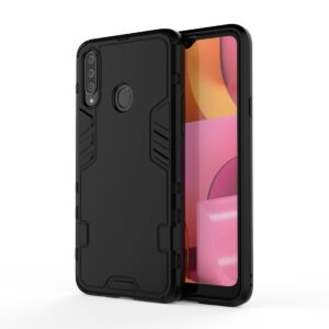 Σκληρή Θήκη Samsung Galaxy A20s Μαύρη 3 in 1 Full Coverage Shockproof PC + TPU Protective Case Black