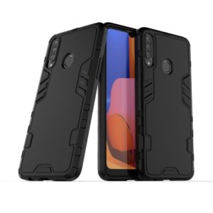 Σκληρή Θήκη Samsung Galaxy A20s Μαύρη 3 in 1 Full Coverage Shockproof PC + TPU Protective Case Black