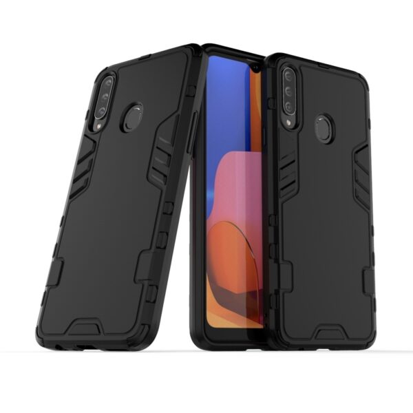 Σκληρή Θήκη Samsung Galaxy A20s Μαύρη 3 in 1 Full Coverage Shockproof PC + TPU Protective Case Black
