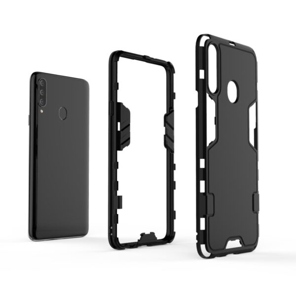 Σκληρή Θήκη Samsung Galaxy A20s Μαύρη 3 in 1 Full Coverage Shockproof PC + TPU Protective Case Black