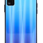Forcell Samsung Galaxy A41 Aurora Glass Θήκη Σκληρή - Blue
