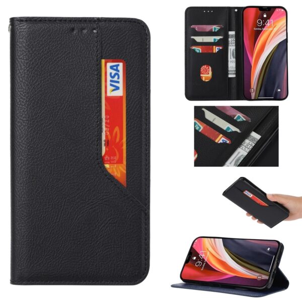 Θήκη Samsung Galaxy A51 4G Βιβλίο Μαύρο Magnetic Horizontal Flip Case with Holder & Card Slots & Wallet Royal Black