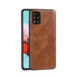 Θήκη Samsung Galaxy A51 4G Καφέ Crazy Horse Textured Calfskin PU+PC+TPU Case Brown