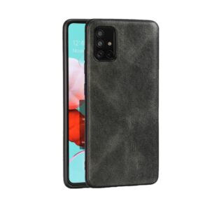Θήκη Samsung Galaxy A51 4G Σκούρο Πράσινη Crazy Horse Textured Calfskin PU+PC+TPU Case Dark Green