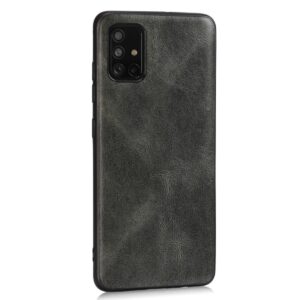 Θήκη Samsung Galaxy A51 4G Σκούρο Πράσινη Crazy Horse Textured Calfskin PU+PC+TPU Case Dark Green