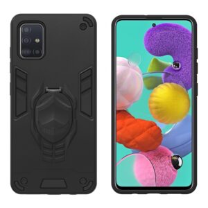Θήκη Samsung Galaxy A50 / A30s Μαύρη Με Σταντ 2 in 1 Armor Knight Series PC + TPU Protective Case with Invisible Holder Black