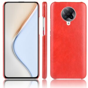Σκληρή Θήκη Xiaomi Poco F2 Pro / Xiaomi Redmi K30 Pro Κόκκινη Shockproof Litchi Texture PC + PU Case Red