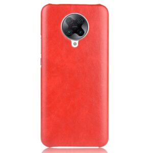 Σκληρή Θήκη Xiaomi Poco F2 Pro / Xiaomi Redmi K30 Pro Κόκκινη Shockproof Litchi Texture PC + PU Case Red