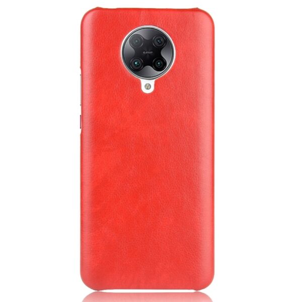 Σκληρή Θήκη Xiaomi Poco F2 Pro / Xiaomi Redmi K30 Pro Κόκκινη Shockproof Litchi Texture PC + PU Case Red