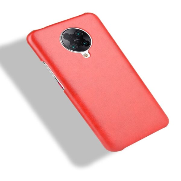 Σκληρή Θήκη Xiaomi Poco F2 Pro / Xiaomi Redmi K30 Pro Κόκκινη Shockproof Litchi Texture PC + PU Case Red