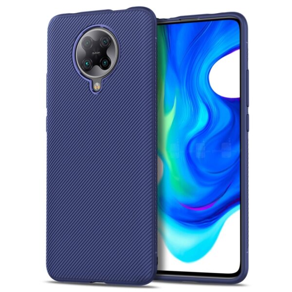 Θήκη Xiaomi Poco F2 Pro / Xiaomi Redmi K30 Pro Σιλικόνης Μπλε Lenuo Leshen Series Stripe Texture TPU Case Blue (61720061)