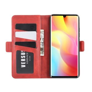 Θήκη Xiaomi Mi Note 10 Lite Βιβλίο Κόκκινο Dual-side Magnetic Buckle Horizontal Flip Case Red
