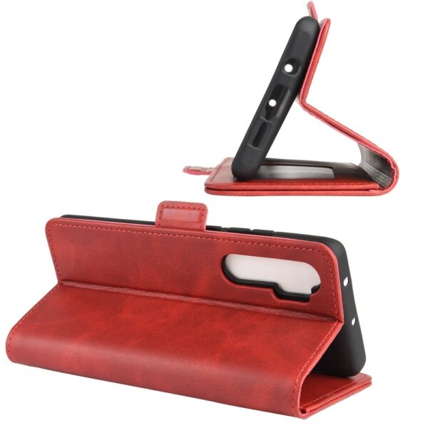 Θήκη Xiaomi Mi Note 10 Lite Βιβλίο Κόκκινο Dual-side Magnetic Buckle Horizontal Flip Case Red