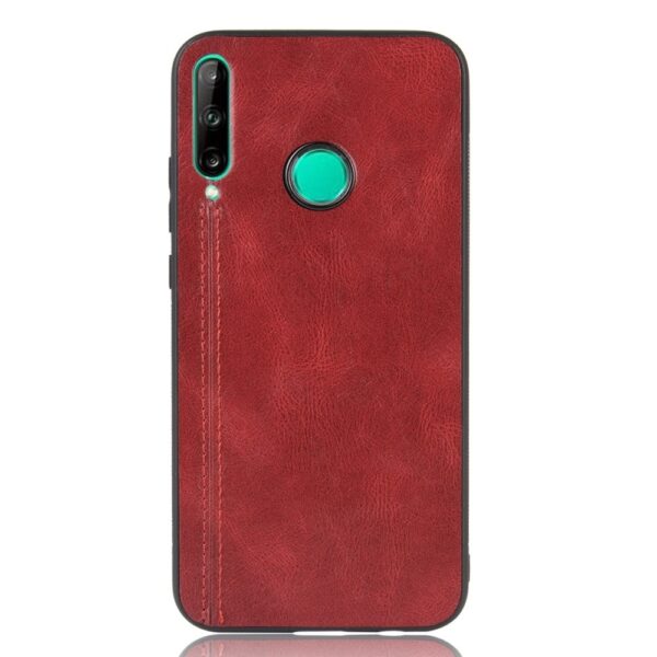 Θήκη Huawei P40 Lite E Κόκκινη Shockproof Sewing Cow Pattern Skin PC + PU + TPU Case Red