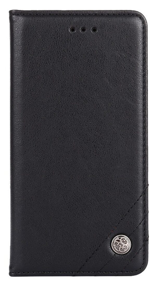 Tel1 Huawei P Smart 2021 Non-Magnetic Retro Θήκη Βιβλίο - Black