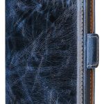 Tel1 Huawei P Smart 2021 Knead Pattern Texture Side Buckle Θήκη Βιβλίο - Blue