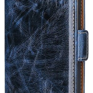 Tel1 Huawei P Smart 2021 Knead Pattern Texture Side Buckle Θήκη Βιβλίο - Blue