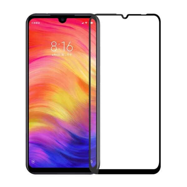 Xiaomi Redmi Note 7 Προστατευτικό Τζαμάκι Μαύρο 9H 0.33mm 5D Full Screen Tempered Glass Black