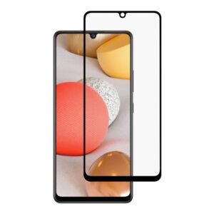 Samsung Galaxy A42 Προστατευτικό Τζαμάκι Μαύρο Full Glue 5D Full Screen Tempered Glass Black