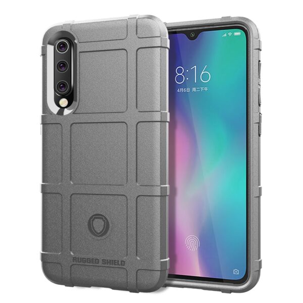 Θήκη Huawei P Smart 2021 Σιλικόνης Γκρι Rugged Armor Square Full Coverage Shockproof TPU Case Grey