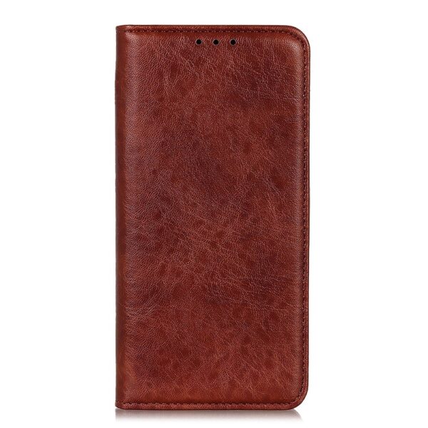 Θήκη Huawei P Smart 2021 Βιβλίο Καφέ Magnetic Crazy Horse Texture Horizontal Flip Case with Holder & Card Slots & Wallet Brown