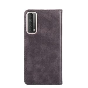 Θήκη Huawei P Smart 2021 Βιβλίο Γκρι Non-Magnetic Retro Texture Horizontal Flip Case Grey