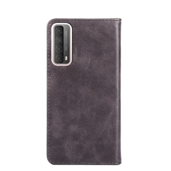 Θήκη Huawei P Smart 2021 Βιβλίο Γκρι Non-Magnetic Retro Texture Horizontal Flip Case Grey
