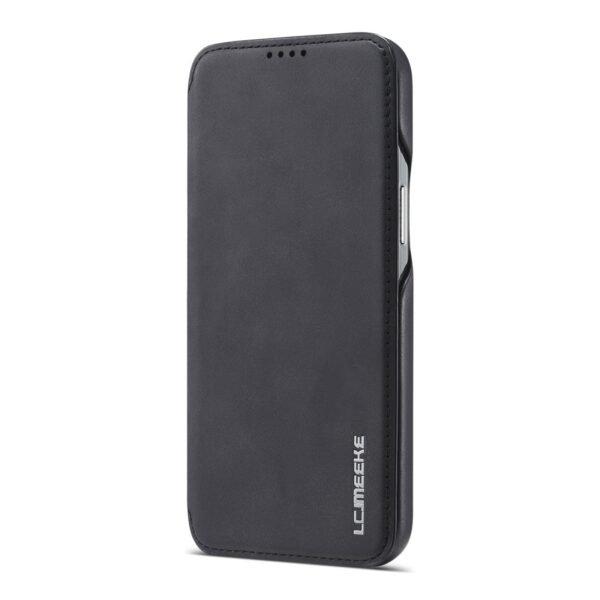Θήκη iPhone 12 Pro Max Βιβλίο Μαύρο LC.IMEEKE Hon Ancient Series Horizontal Flip Case Black