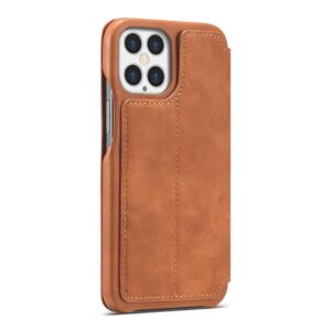 Θήκη iPhone 12 Pro Max Βιβλίο Καφέ LC.IMEEKE Hon Ancient Series Horizontal Flip Case Brown
