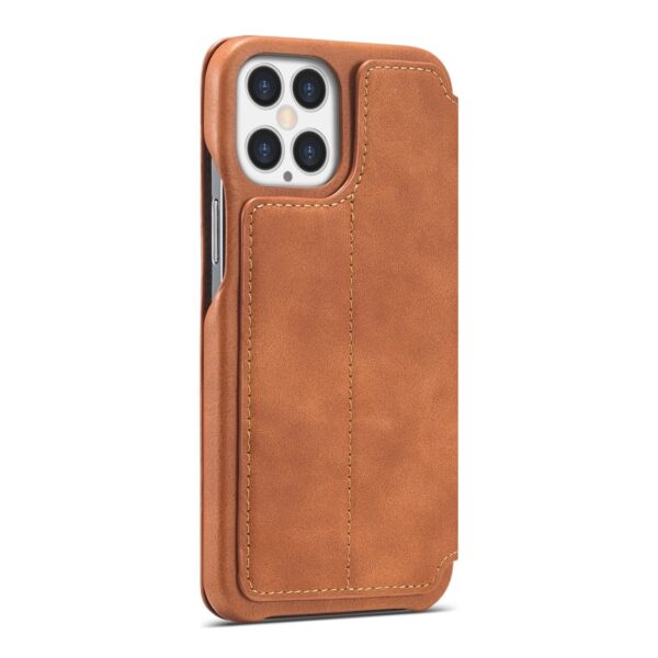Θήκη iPhone 12 Pro Max Βιβλίο Καφέ LC.IMEEKE Hon Ancient Series Horizontal Flip Case Brown